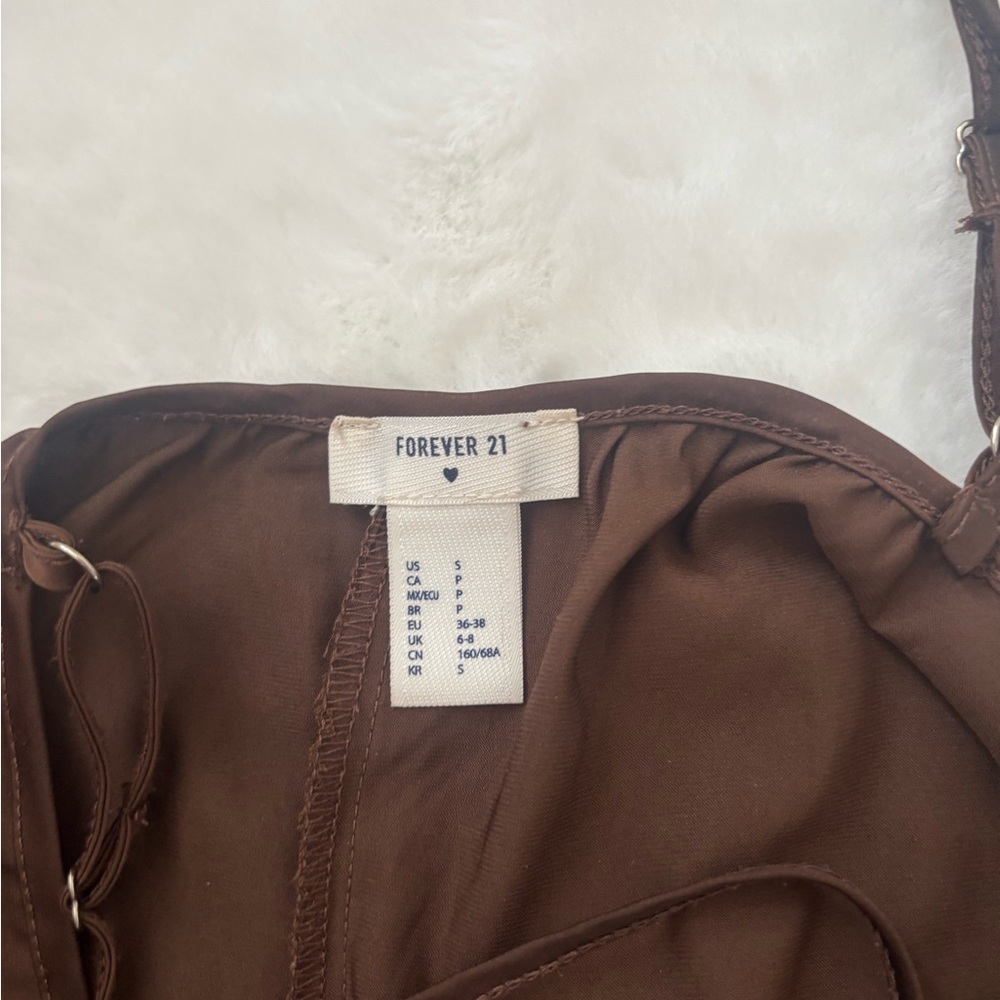 F21 satin pajama romper - Picture 2 of 5